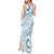 Pasifika Festival Tank Maxi Dress Tribal Pattern Blue Version LT01 - Polynesian Pride