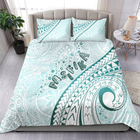 Pasifika Festival Bedding Set Tribal Pattern Teal Version LT01 - Polynesian Pride