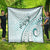 Pasifika Festival Quilt Tribal Pattern Teal Version