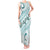 Pasifika Festival Tank Maxi Dress Tribal Pattern Teal Version LT01 Women Teal - Polynesian Pride