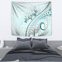 Pasifika Festival Tapestry Tribal Pattern Teal Version LT01 - Polynesian Pride