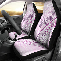 Pasifika Festival Car Seat Cover Tribal Pattern Lilac Version LT01 - Polynesian Pride