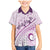 Pasifika Festival Family Matching Mermaid Dress and Hawaiian Shirt Tribal Pattern Lilac Version LT01 Son's Shirt Purple - Polynesian Pride