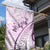 Pasifika Festival Garden Flag Tribal Pattern Lilac Version