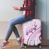 Pasifika Festival Luggage Cover Tribal Pattern Lilac Version LT01 - Polynesian Pride