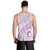 Pasifika Festival Men Tank Top Tribal Pattern Lilac Version LT01 - Polynesian Pride