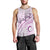 Pasifika Festival Men Tank Top Tribal Pattern Lilac Version LT01 - Polynesian Pride