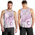 Pasifika Festival Men Tank Top Tribal Pattern Lilac Version LT01 - Polynesian Pride