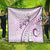 Pasifika Festival Quilt Tribal Pattern Lilac Version