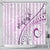 Pasifika Festival Shower Curtain Tribal Pattern Lilac Version