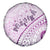 Pasifika Festival Spare Tire Cover Tribal Pattern Lilac Version