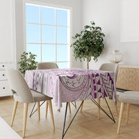 Pasifika Festival Tablecloth Tribal Pattern Lilac Version LT01 - Polynesian Pride