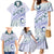 Pasifika Festival Family Matching Mermaid Dress and Hawaiian Shirt Tribal Pattern Violet Version LT01 - Polynesian Pride