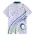 Pasifika Festival Family Matching Mermaid Dress and Hawaiian Shirt Tribal Pattern Violet Version LT01 - Polynesian Pride