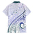 Pasifika Festival Family Matching Puletasi and Hawaiian Shirt Tribal Pattern Violet Version LT01 - Polynesian Pride