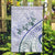 Pasifika Festival Garden Flag Tribal Pattern Violet Version