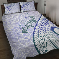 Pasifika Festival Quilt Bed Set Tribal Pattern Violet Version LT01 Purple - Polynesian Pride