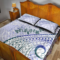 Pasifika Festival Quilt Bed Set Tribal Pattern Violet Version LT01 - Polynesian Pride
