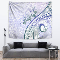 Pasifika Festival Tapestry Tribal Pattern Violet Version LT01 Purple - Polynesian Pride