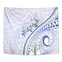 Pasifika Festival Tapestry Tribal Pattern Violet Version LT01 - Polynesian Pride