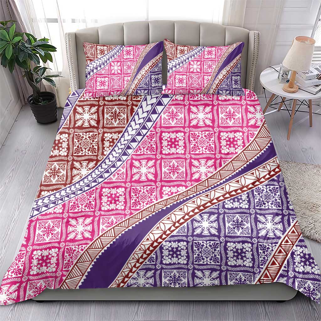 Hawaiian Quilt Pattern Bedding Set Sweet Color Mixed LT01 - Polynesian Pride