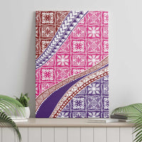 Hawaiian Quilt Pattern Canvas Wall Art Sweet Color Mixed LT01 - Polynesian Pride