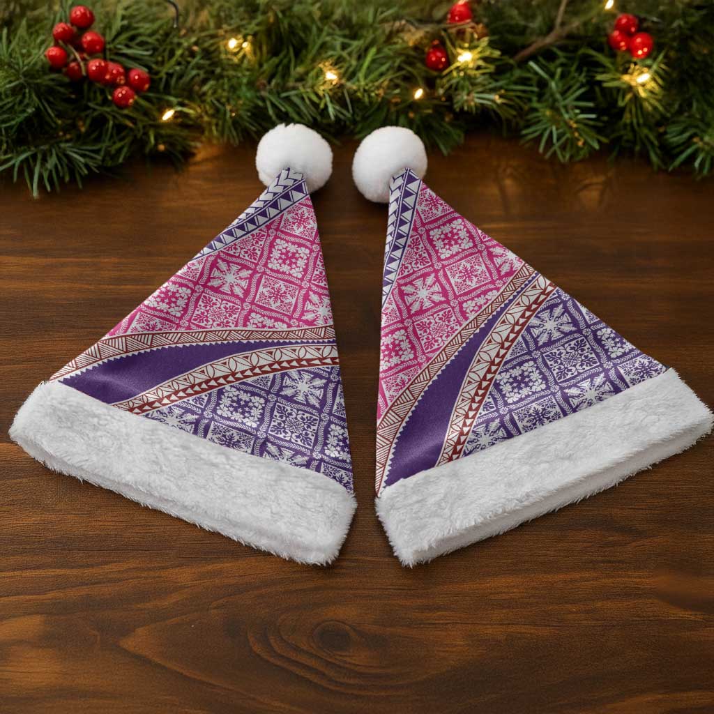 Hawaiian Quilt Pattern Christmas Santa Hat Sweet Color Mixed LT01 - Polynesian Pride