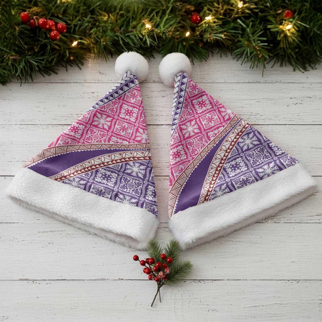 Hawaiian Quilt Pattern Christmas Santa Hat Sweet Color Mixed LT01 - Polynesian Pride