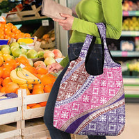 Hawaiian Quilt Pattern Grocery Bag Sweet Color Mixed LT01 - Polynesian Pride