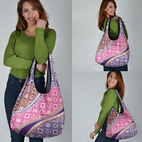 Hawaiian Quilt Pattern Grocery Bag Sweet Color Mixed LT01 - Polynesian Pride