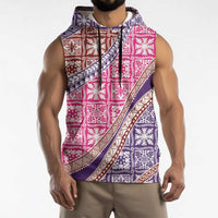 Hawaiian Quilt Pattern Sleeveless Hoodie Sweet Color Mixed LT01 - Polynesian Pride