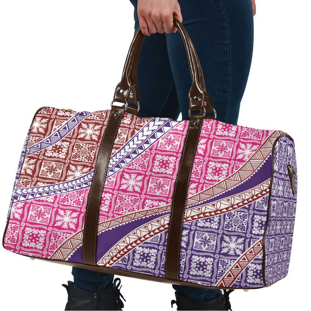 Hawaiian Quilt Pattern Travel Bag Sweet Color Mixed LT01 - Polynesian Pride