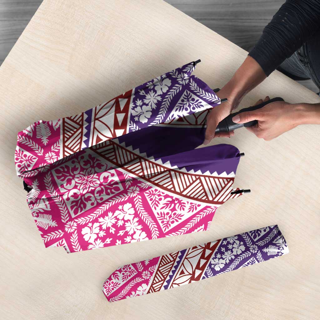 Hawaiian Quilt Pattern Umbrella Sweet Color Mixed LT01 - Polynesian Pride