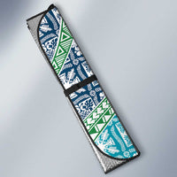 Hawaiian Quilt Pattern Auto Sun Shade Fresh Color Mixed LT01 - Polynesian Pride