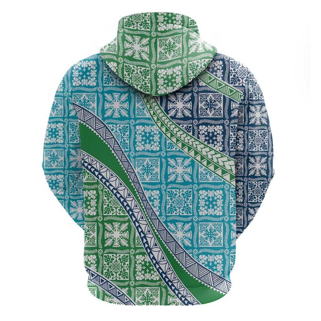 Hawaiian Quilt Pattern Hoodie Fresh Color Mixed LT01 - Polynesian Pride