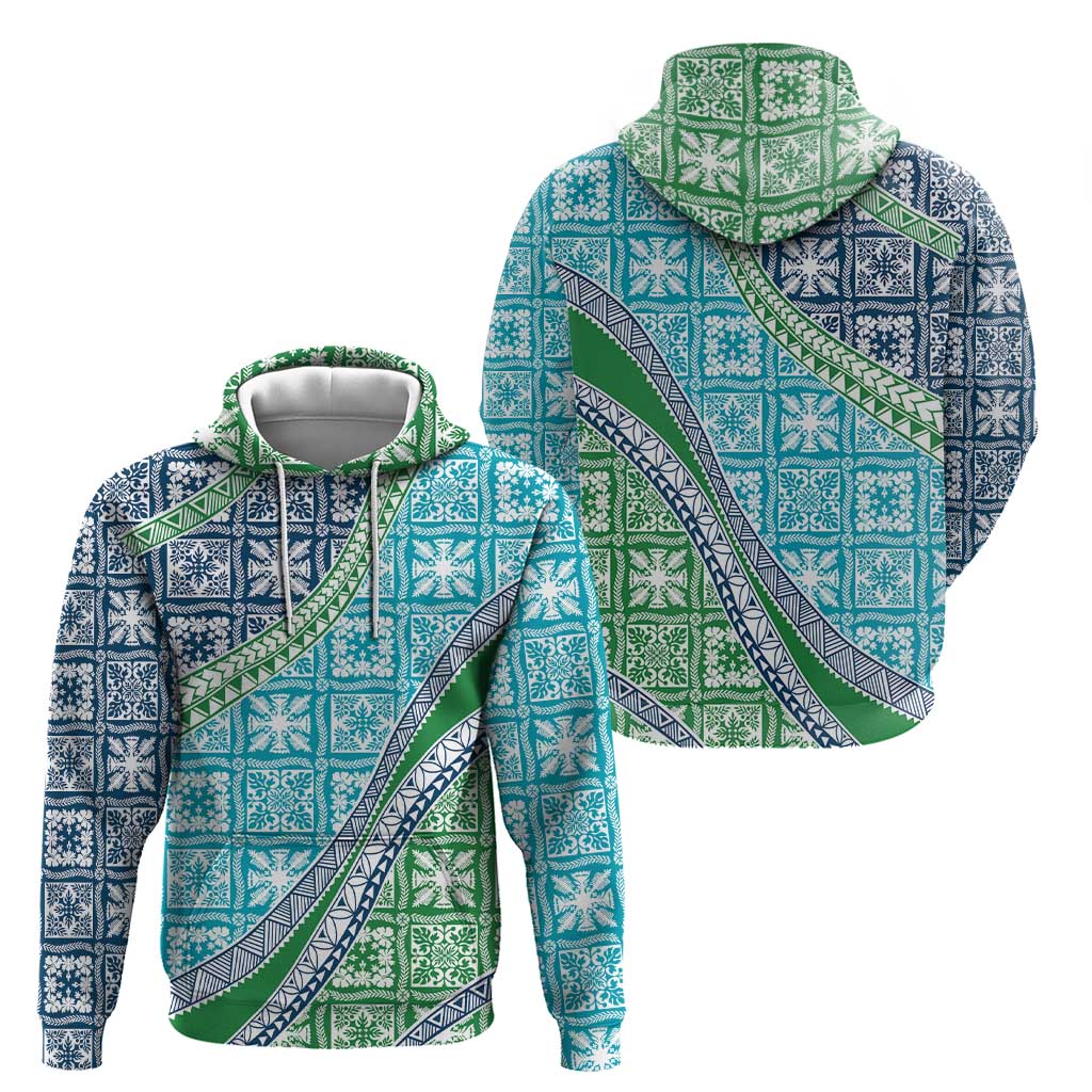 Hawaiian Quilt Pattern Hoodie Fresh Color Mixed LT01 - Polynesian Pride