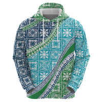 Hawaiian Quilt Pattern Hoodie Fresh Color Mixed LT01 - Polynesian Pride