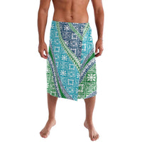 Hawaiian Quilt Pattern Lavalava Fresh Color Mixed LT01 Green - Polynesian Pride