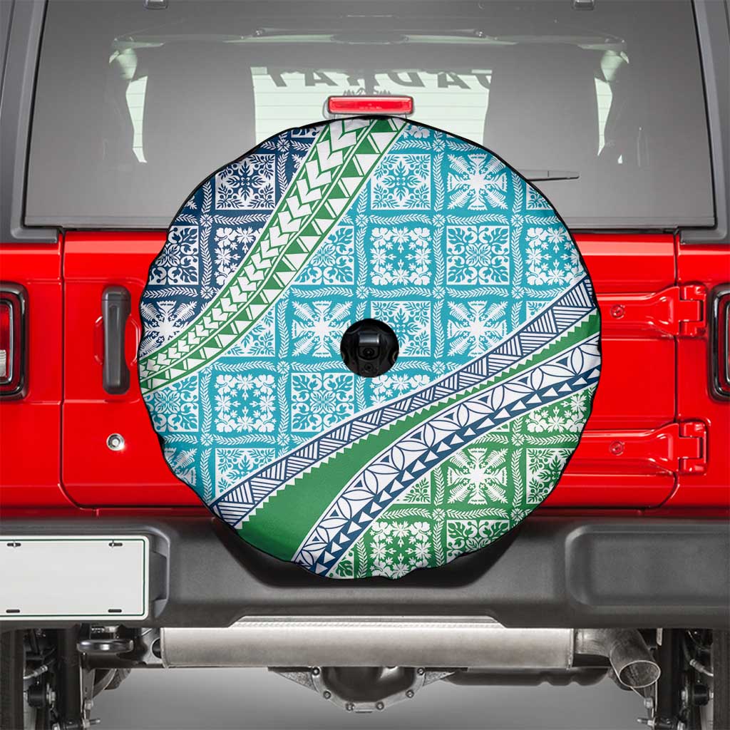 Hawaiian Quilt Pattern Spare Tire Cover Fresh Color Mixed LT01 - Polynesian Pride