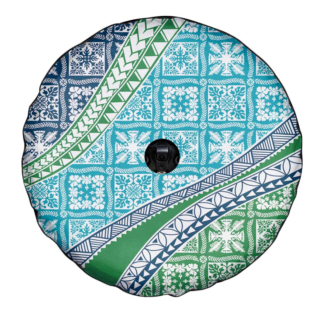 Hawaiian Quilt Pattern Spare Tire Cover Fresh Color Mixed LT01 - Polynesian Pride