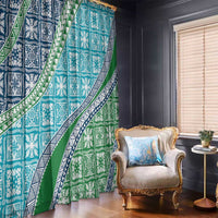 Hawaiian Quilt Pattern Window Curtain Fresh Color Mixed LT01 - Polynesian Pride