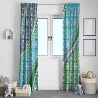 Hawaiian Quilt Pattern Window Curtain Fresh Color Mixed LT01 - Polynesian Pride