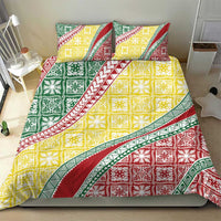 Hawaiian Quilt Pattern Bedding Set Special Color Mixed LT01 - Polynesian Pride