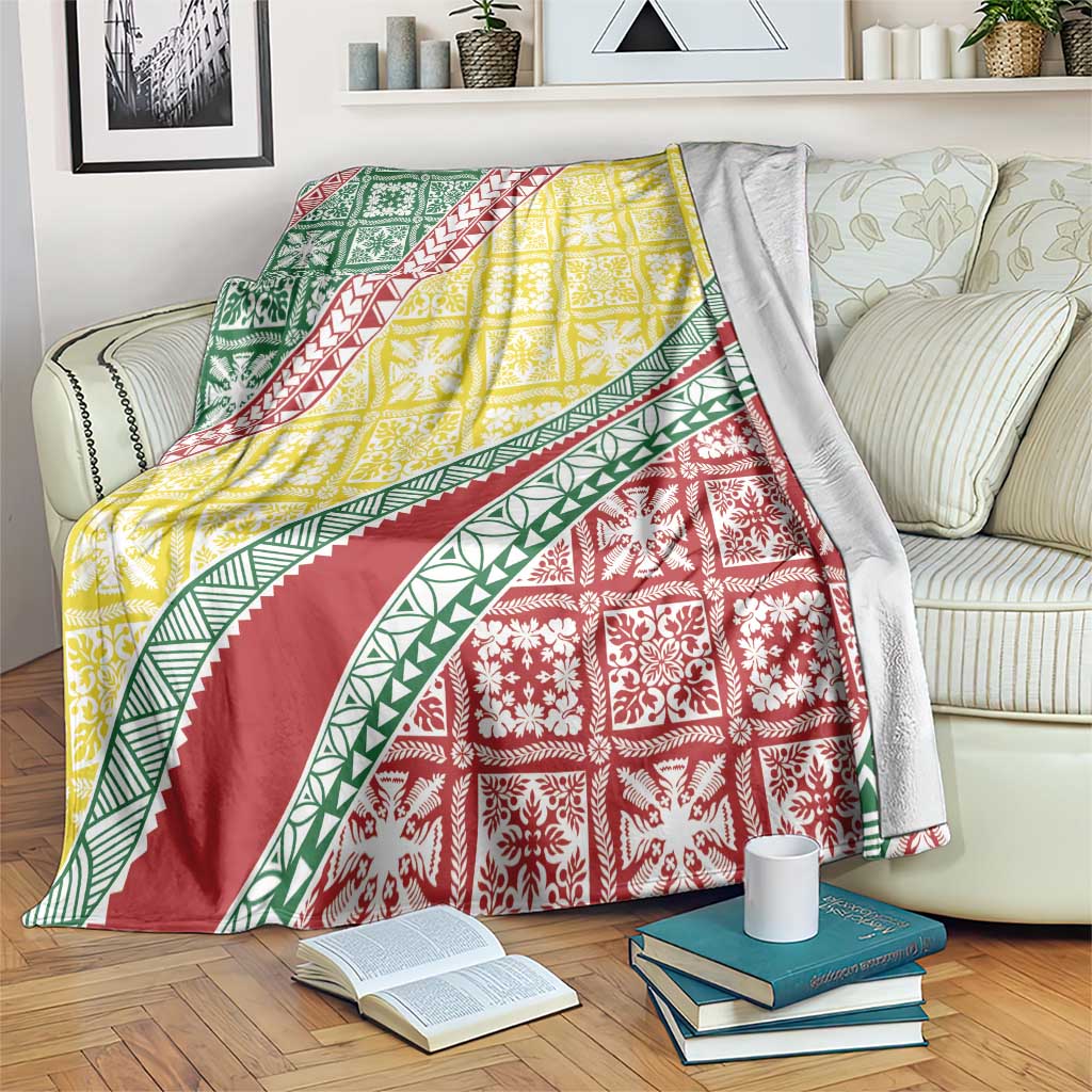Hawaiian Quilt Pattern Blanket Special Color Mixed LT01 Multicolor - Polynesian Pride