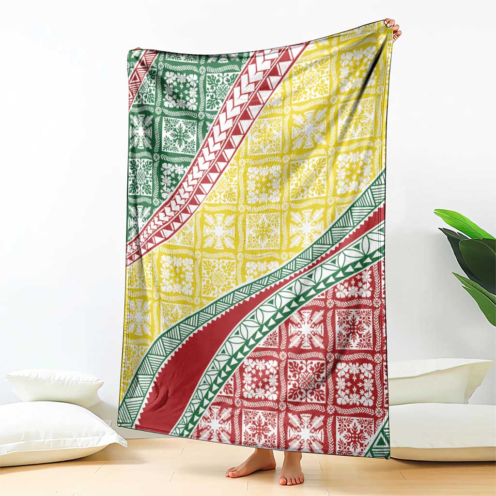 Hawaiian Quilt Pattern Blanket Special Color Mixed LT01 - Polynesian Pride