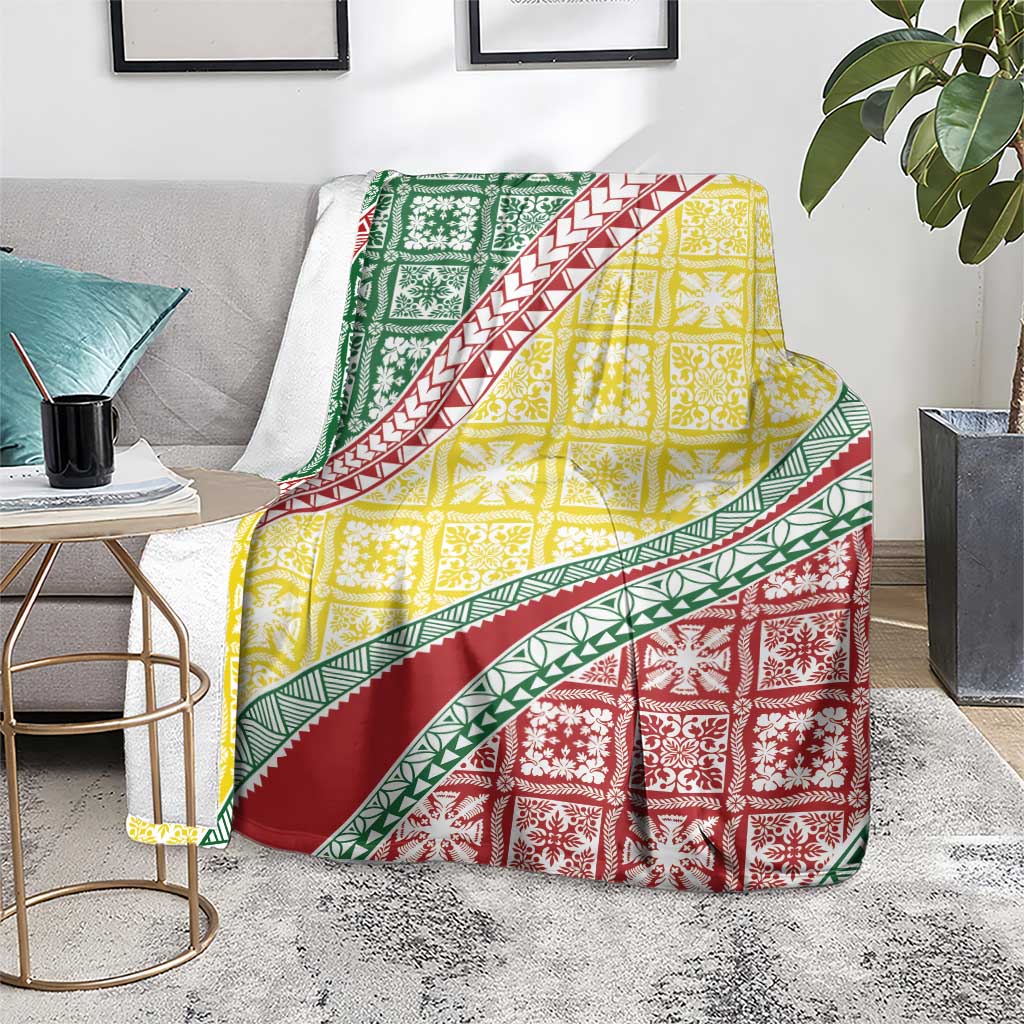 Hawaiian Quilt Pattern Blanket Special Color Mixed LT01 - Polynesian Pride