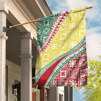 Hawaiian Quilt Pattern Garden Flag Special Color Mixed LT01 House Flag Multicolor - Polynesian Pride