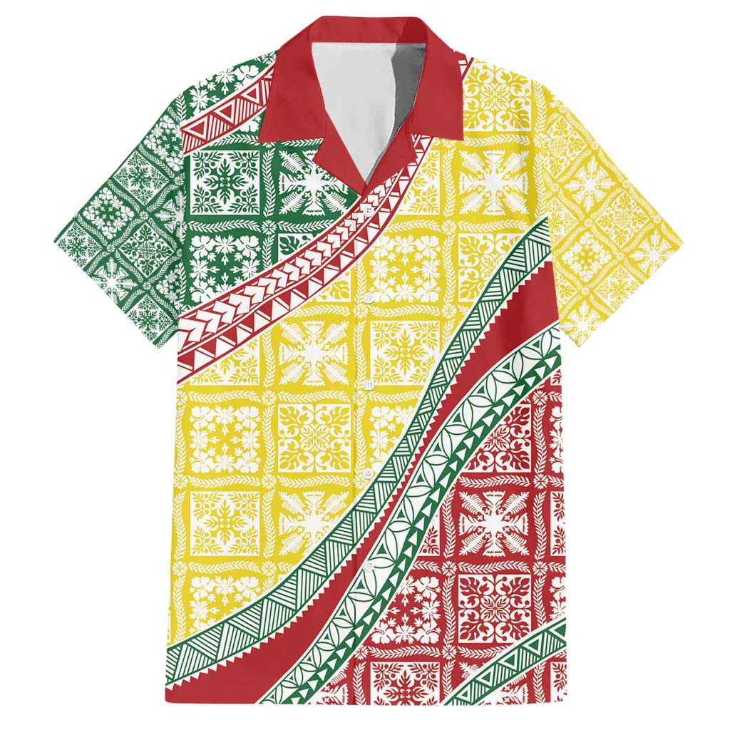 Hawaiian Quilt Pattern Hawaiian Shirt Special Color Mixed LT01 Multicolor - Polynesian Pride