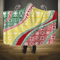 Hawaiian Quilt Pattern Hooded Blanket Special Color Mixed LT01 - Polynesian Pride