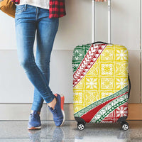 Hawaiian Quilt Pattern Luggage Cover Special Color Mixed LT01 - Polynesian Pride